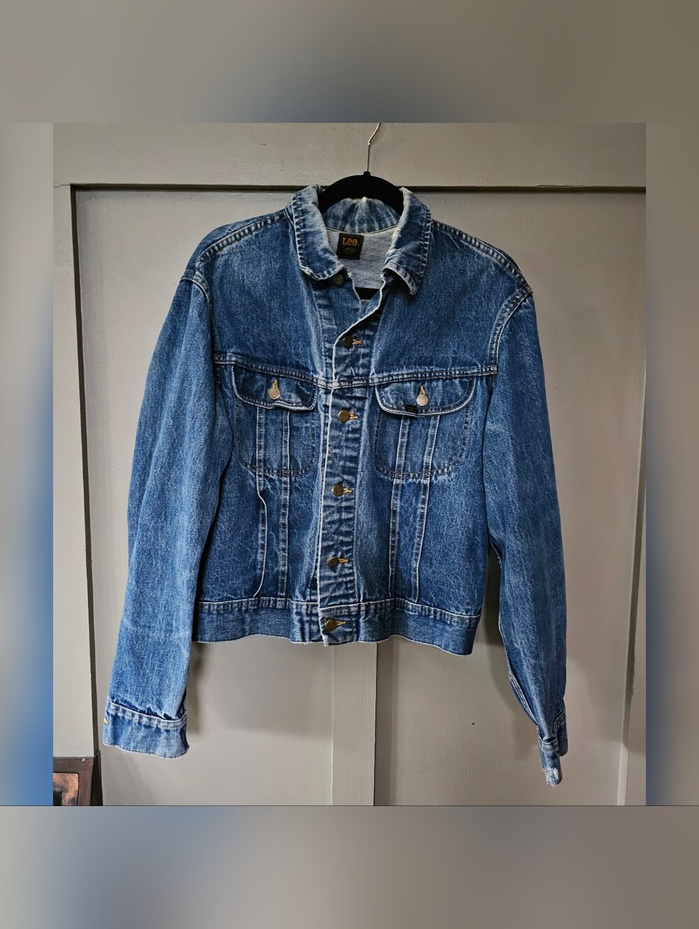 Vintage 90s Lee riders Denim Truckers Jacket Distressed